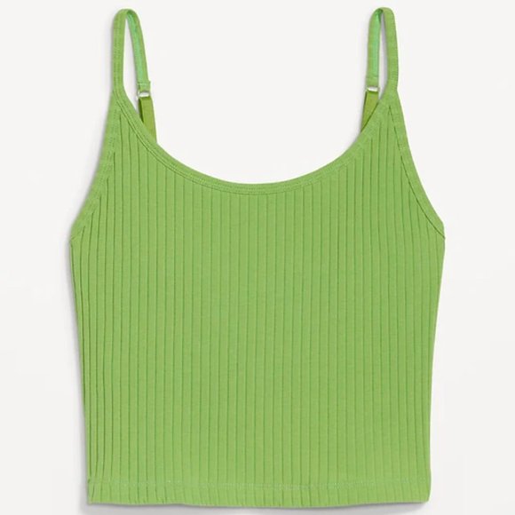 ⚡️ BNWT Strappy Rib-Knit Cropped Tank Top - Picture 4 of 4